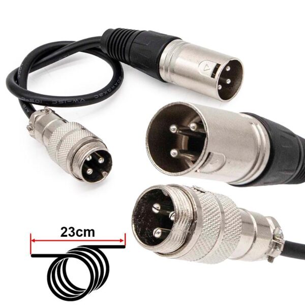 Adaptador GX16 XLR