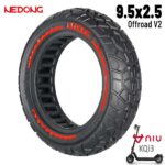 Pneu 9.5X2.5 Offroad Maciço Trotinete Eletrica NIU KQI3