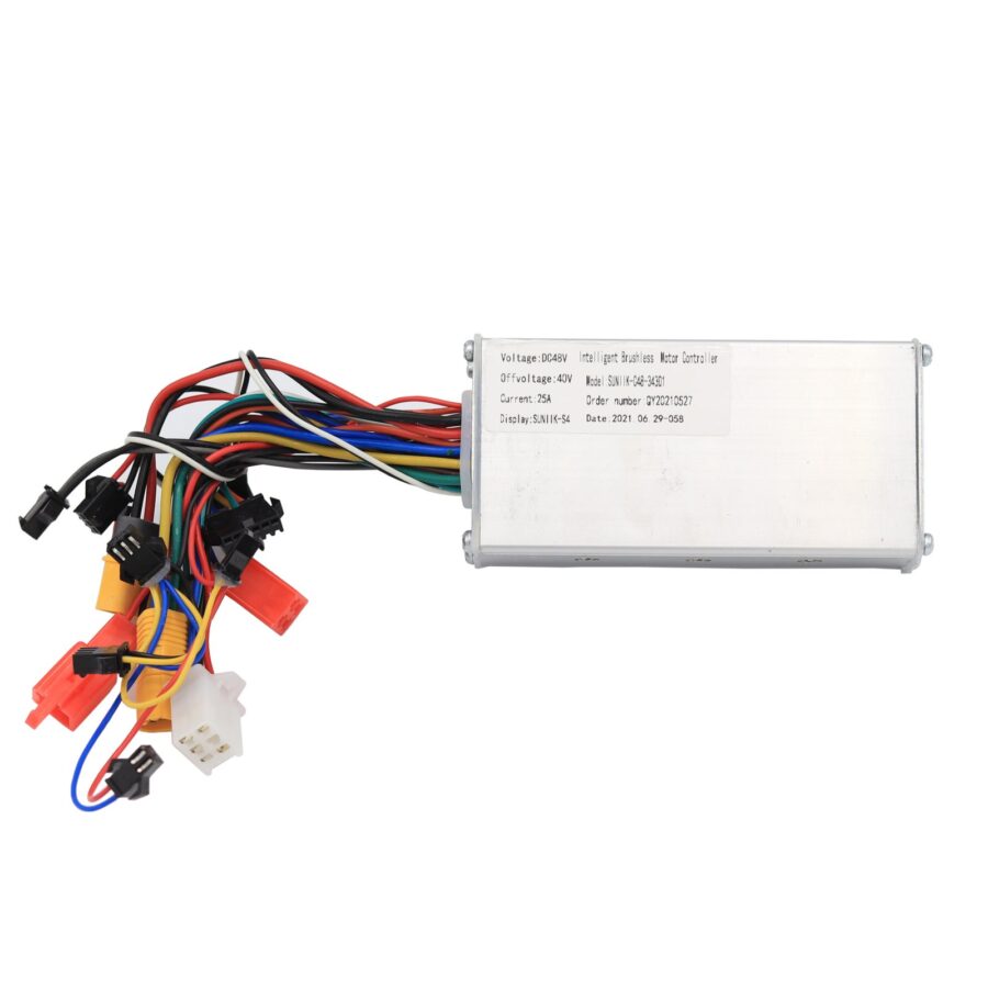 Kit eletrônico genérico 48V/52V - 25A (Display QS S4 + Controladora + Fiação)