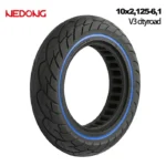 Pneu 10x2.125-6.1 34mm Azul Maciço Trotinete Eletrica