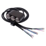 Painel botão triplo (2 Interruptores + botão) Trotinete Eletricas e bicicletas elétricas