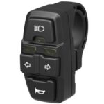 Interruptor botão BSK321 piscas, luz e buzina - cabo 1,5M (conector SM incluí)