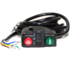 Interruptor botão mecânicos luz buzina piscas Trotinete Bicicleta Eletrica