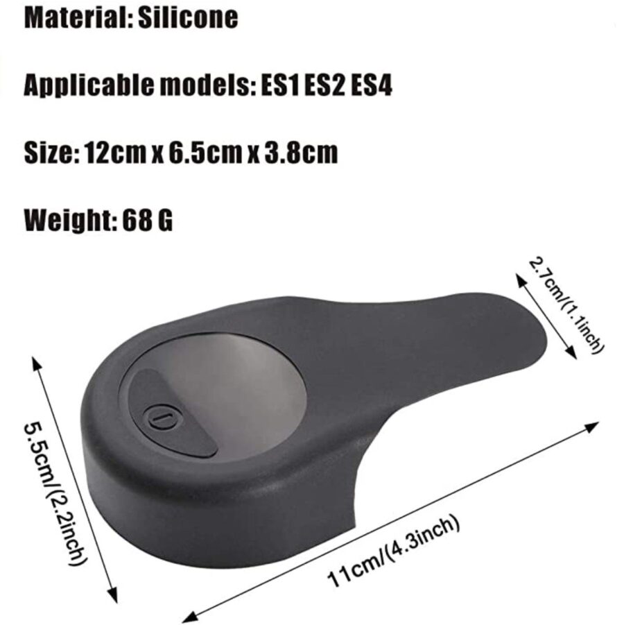 Capa protetora Display silicone Trotinete Eletrica Ninebot ES