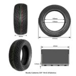 Pneu 10x3-6 Tubeless Trotinete Eletrica