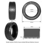 Pneu 70/65-6.5 Trotinete Eletrica Ninebot Mini pro Tubeless