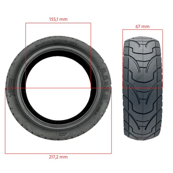 Pneu 8.5x3-6.1 Tubetype Cityroad