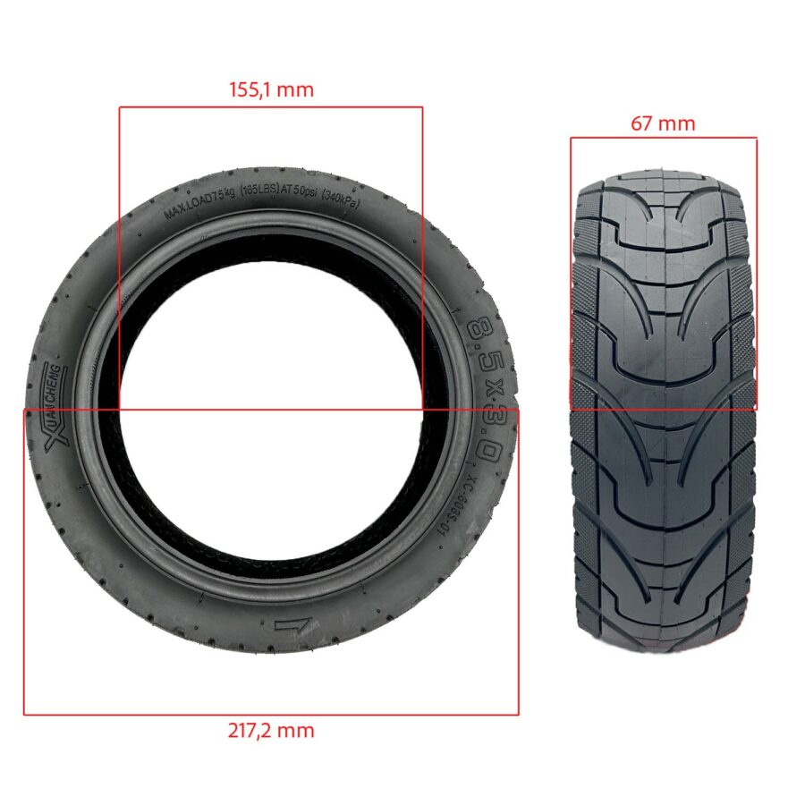 Pneu 8.5x3-6.1 Tubetype Cityroad