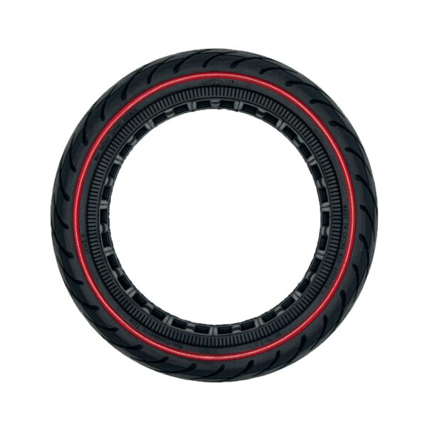 Pneu Maciço 10x2,5 (60/70-7) Vermelha