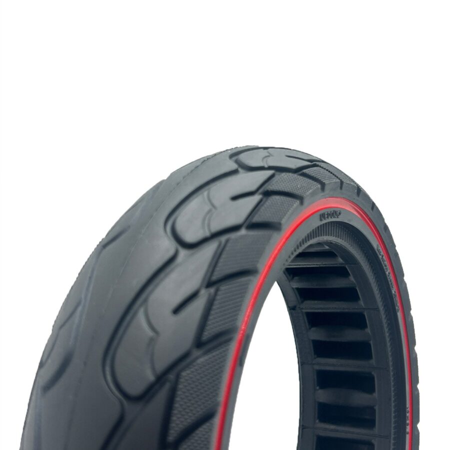Pneu Maciço 10x2,5 (60/70-7) Vermelha