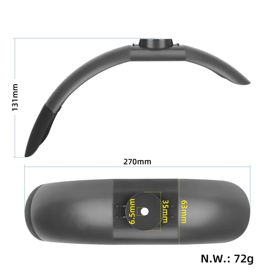 Guarda Lamas Frontal Trotinete Eletrica Xiaomi MI4 PRO