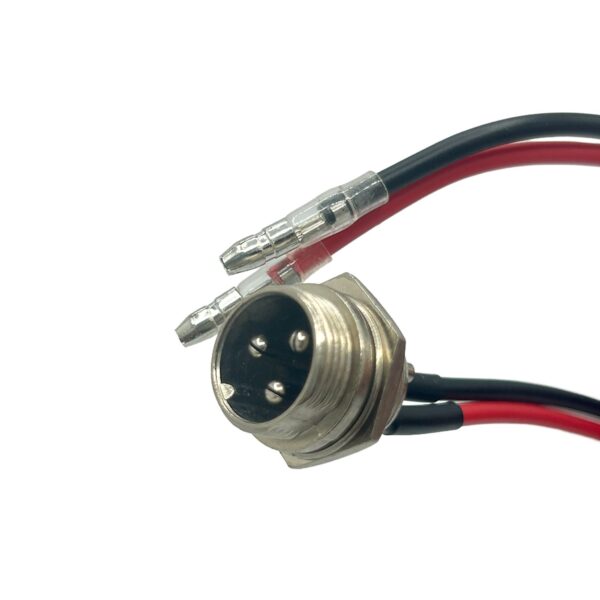 Conector Bullet da porta carregamento GX16 (inclui tampa conector)