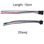 Conector SM 5 pinos cabo 22 AWG - 5M/5H (pacote 10 unidades)