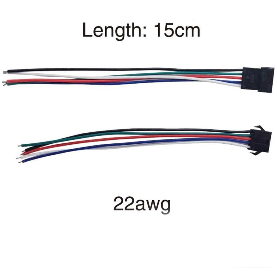 Conector SM 5 pinos cabo 22 AWG - 5M/5H (pacote 10 unidades)
