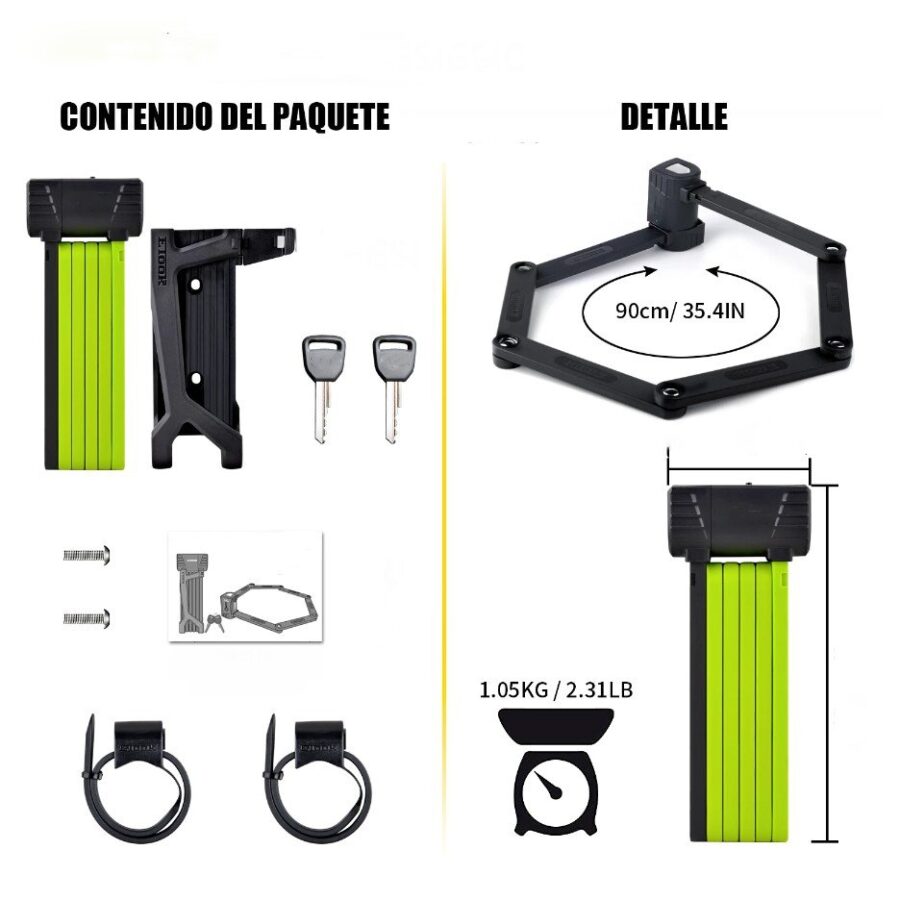 Cadeado palheta chave (95cm)