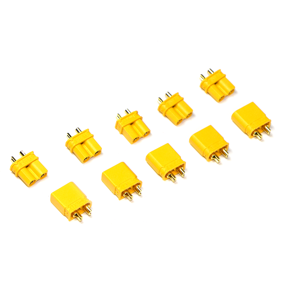 Conector XT30 (pacote 5 pares)