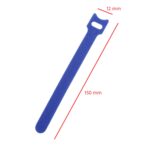 Laços nylon, organizar cabos (pacote 10 unidades) AZUL 150mm