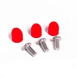 Kit Tampas borracha Vermelho Guarda Lamas Traseiro Trotinete Eletrica XIAOMI M365 ESSENTIAL 1S PRO PRO 2 MI 3 MI 3 LITE