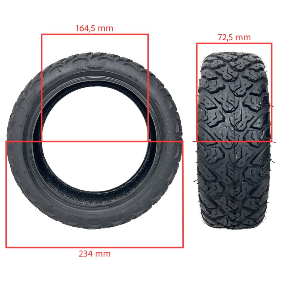 Pneu 10x2,5-6,5 tubeless offroad