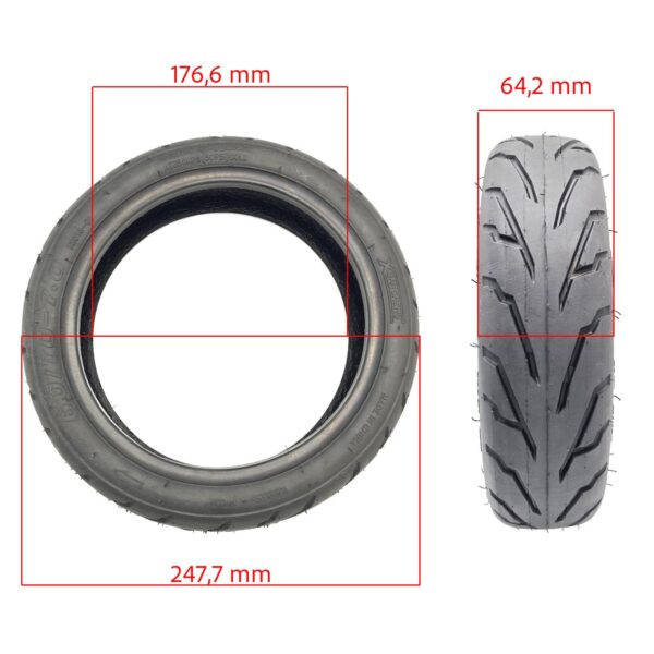 Pneu 60/70-7 Trotinete Eletrica Xiaomi Mi4 PRO ( Gel antifuros)