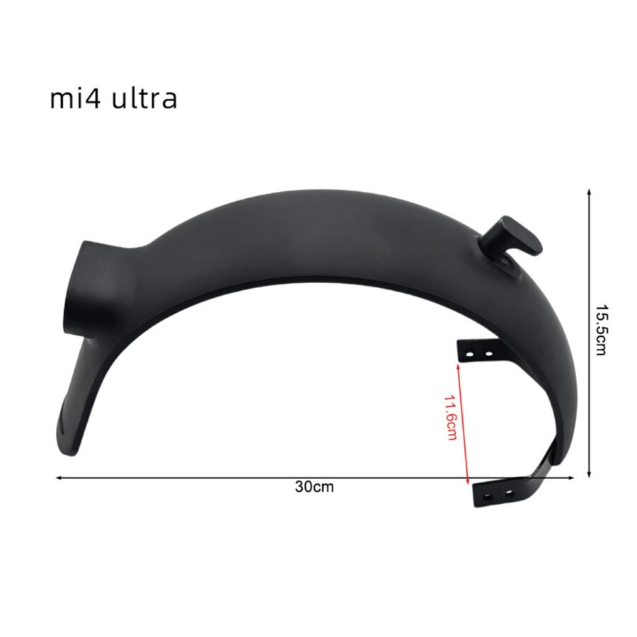 Guarda Lamas traseiro Trotinete Eletrica Xiaomi Mi4ultra ( tara)