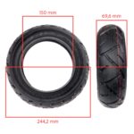 Pneu 10x3-6 Tubetype