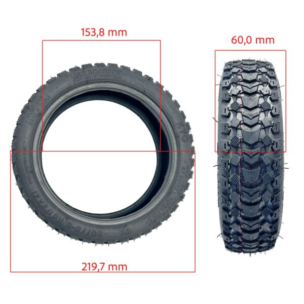 Pneu 50/75-6.1(8.5x2) Offroad Tubeless ( Gel antifuros)
