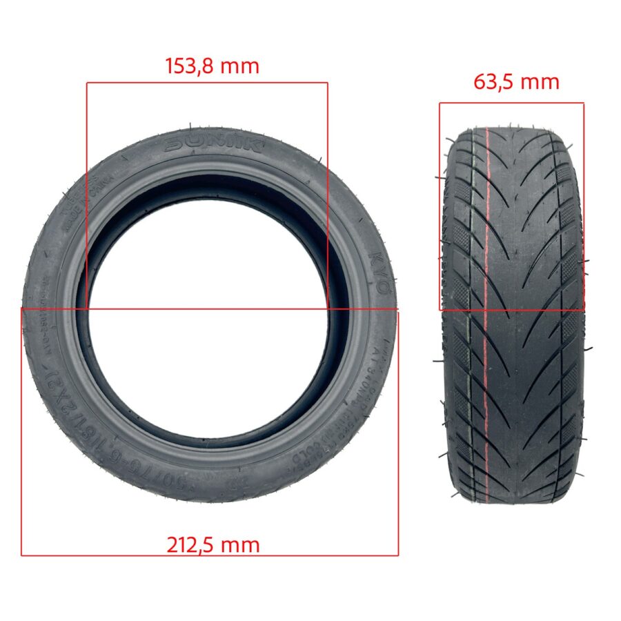 Pneu 50/75-6.1 (8.5x2) Cityroad Tubeless ( Gel antifuros)