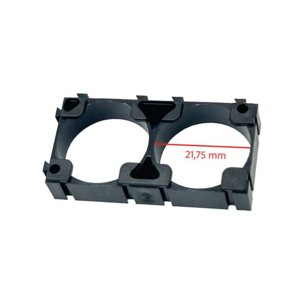 Suporte bateria lítio 21700 (10 unidades) (2 pinos 21,75 mm)
