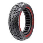 Pneu Maciço ultraleve off-road 10x2,5/B44 - vermelho [Nedong]