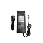 Carregador 67.2 2A GX16 3 Pinos Femea + Adaptador GX16 3 Pinos Macho - DC5525 Trotinete Eletrica KUKIRIN G4