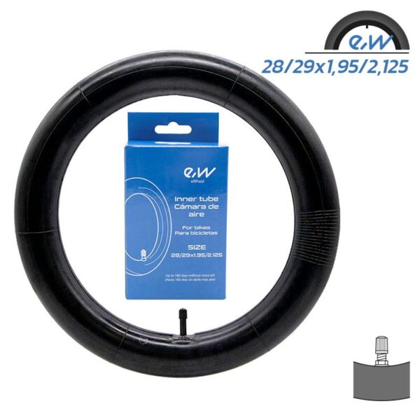 Tubo interno Ewheel 28/29x1.95/2.125 - válvula reta