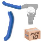 Guarnição de silicone para alavanca de freio azul -10 unidades