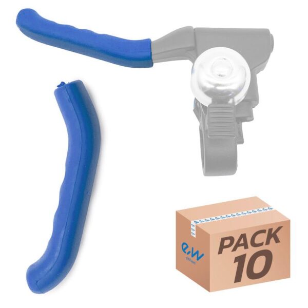 Guarnição de silicone para alavanca de freio azul -10 unidades