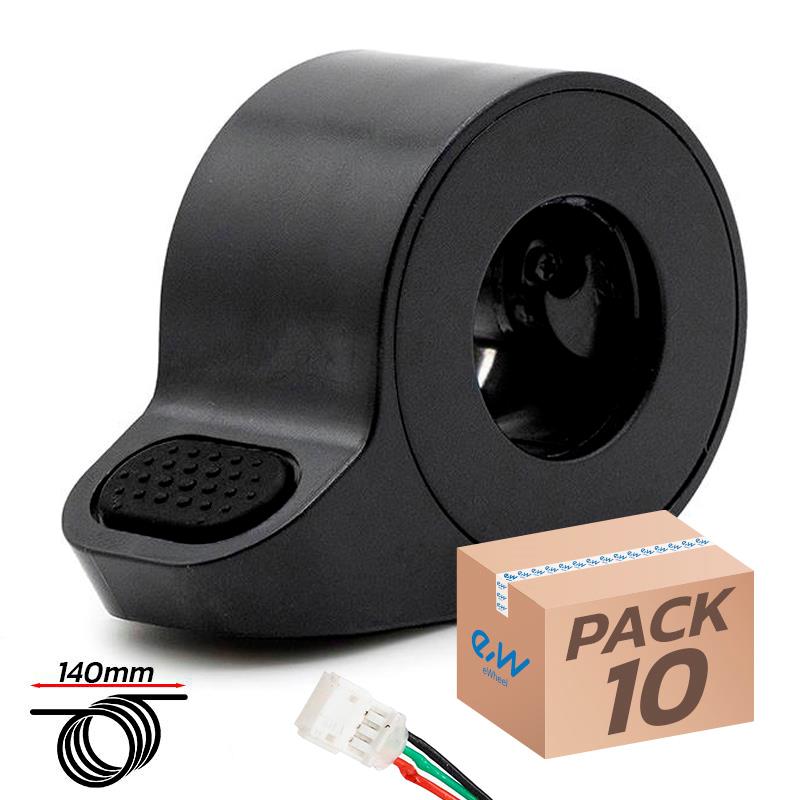 Acelerador preto Xiaomi M365, 1S e Essential - conector JST ZH - 10 unidades