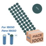 Junta de fibra de isolamento negativo 18650 - 1000 unidades