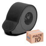 Aplique de silicone preto para acelerador - 10Pcs
