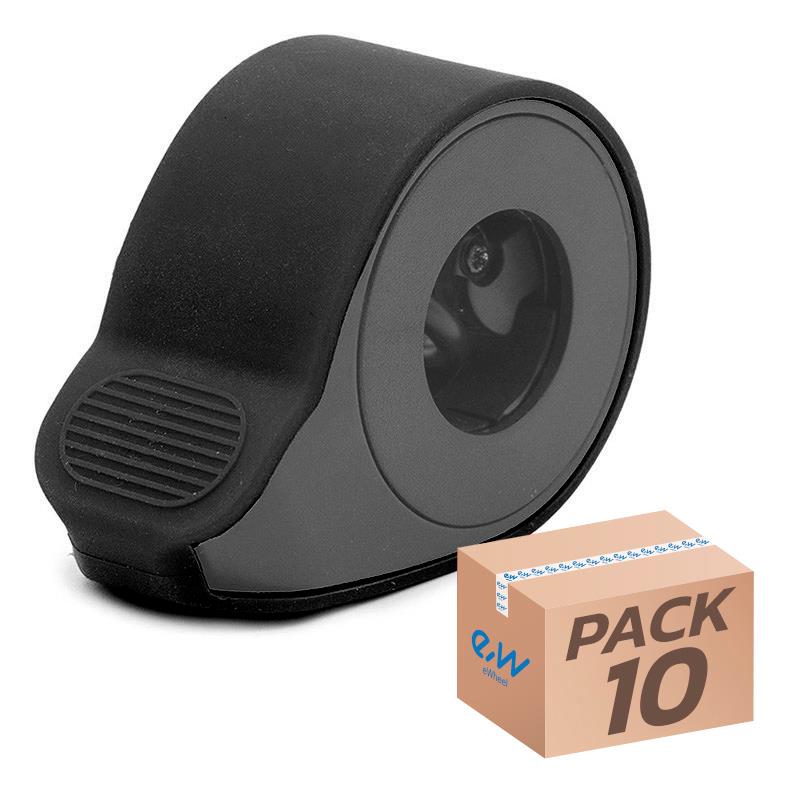 Aplique de silicone preto para acelerador - 10Pcs