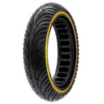 Pneu maciça ultraleve 8,5x2-6,1/B34 - linha amarela [Nedong]