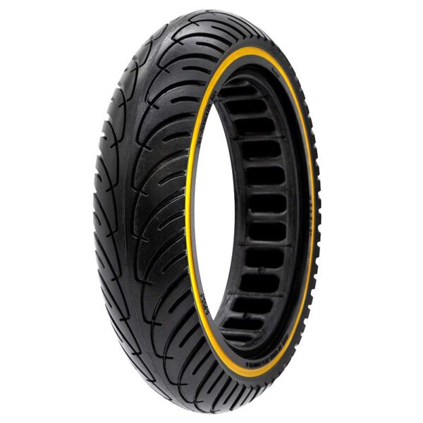 Pneu maciça ultraleve 8,5x2-6,1/B34 - linha amarela [Nedong]