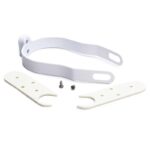 Suporte universal de pára-lama de plástico branco para Xiaomi M365 e Pro