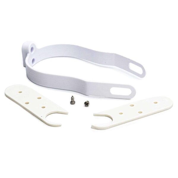 Suporte universal de pára-lama de plástico branco para Xiaomi M365 e Pro