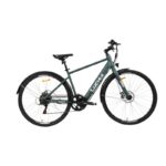 Bicicleta de estrada elétrica Atria Green 700c com estrutura de aço e freios a disco