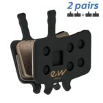 Pastilha de freio de resina RT008-R - Conjunto de 2