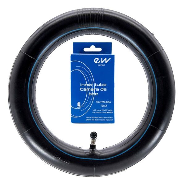 Câmara de ar 10x2 VC 90x90º [Ewheel]