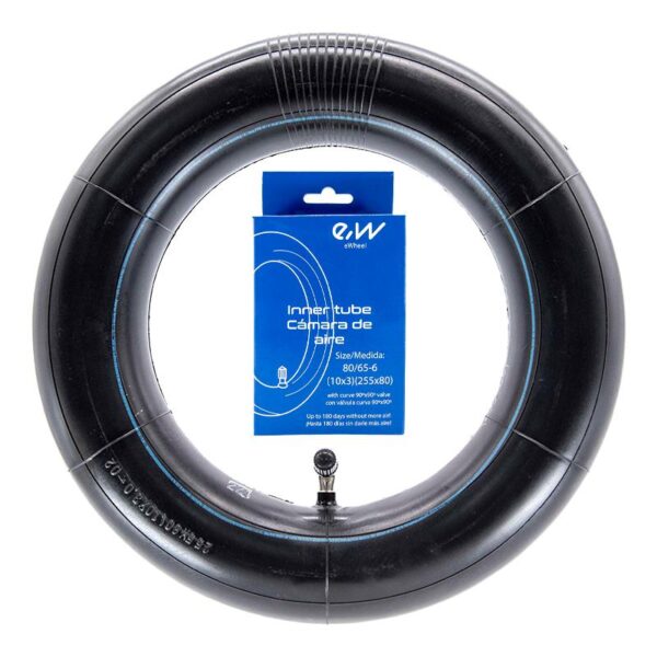 Câmara de ar 80/65-6(10x3)(255x80) VC 90x90º [Ewheel]