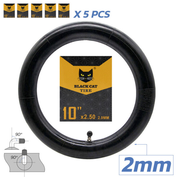 Camara premium 2,0mm espessura 10x2,5 valvula 90x90º [Black cat]
