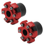 Protetor decorativo antiqueda para eixo motor ou roda EWTB-006 vermelho