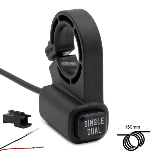 Botoneira single dual - 1,5m - conector SM