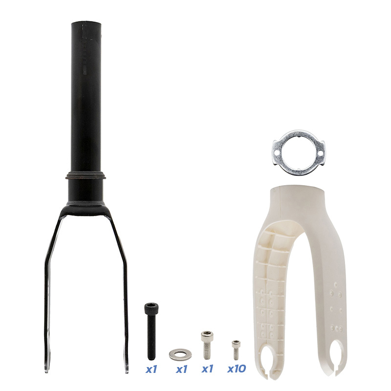 Presilha de cabelo com acabamento branco para Trotinete Eletrica Xiaomi 2 Presilha de cabelo com acabamento branco para Trotinete Eletrica Xiaomi